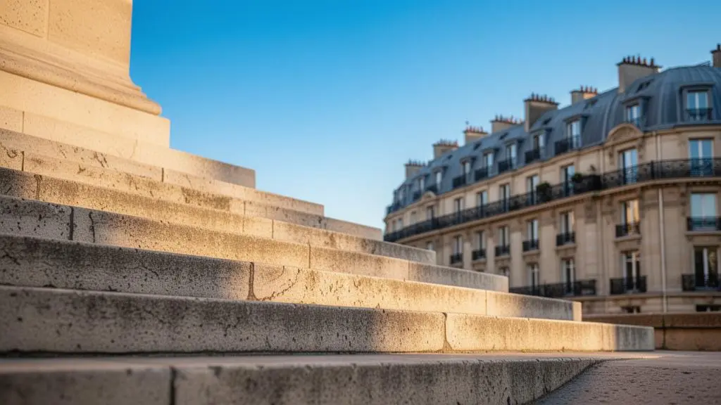 Représentation symbolique de l'ordre logique des démarches administratives pour créer une entreprise en France