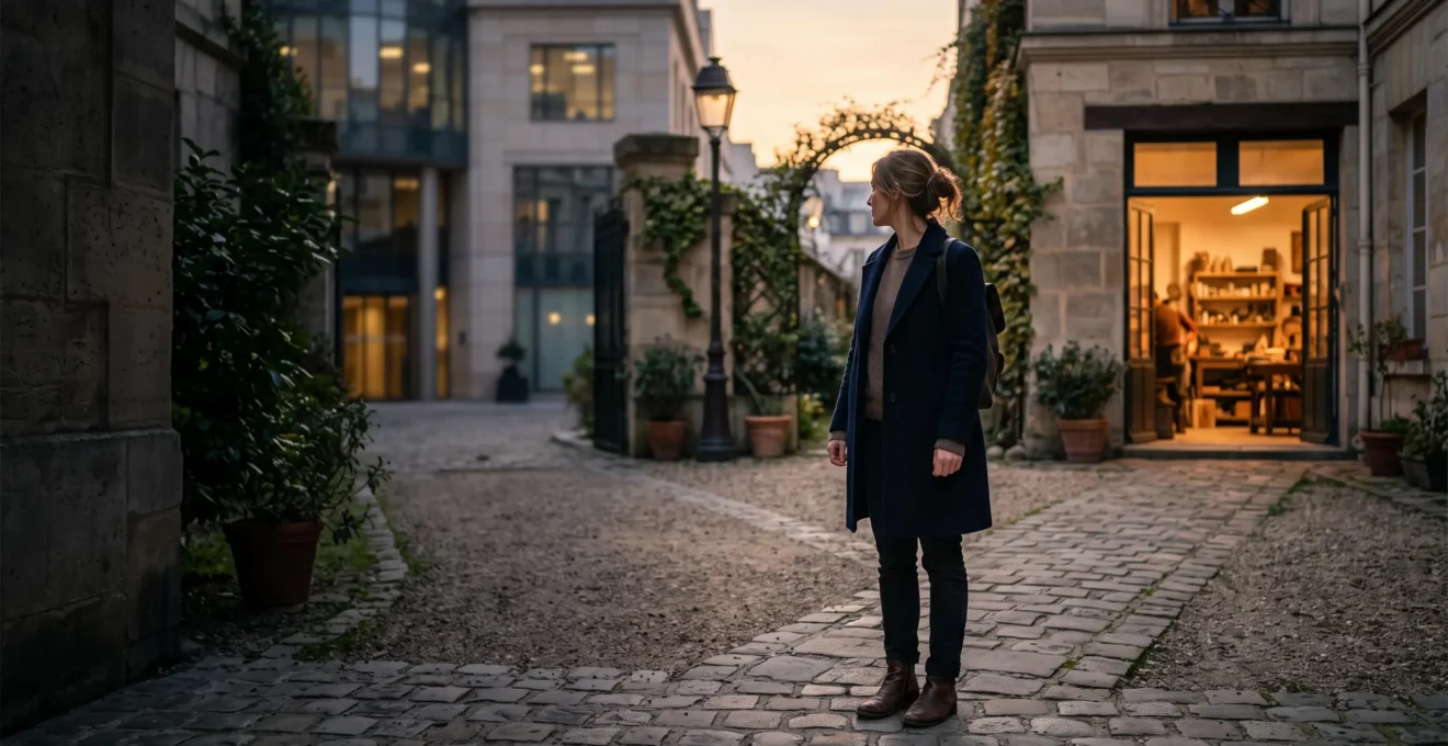 Portrait symbolique d'une personne face à un choix professionnel, illustrant la question du profil entrepreneurial en France